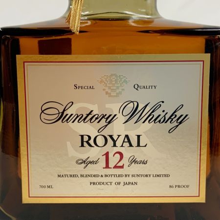 【北海道内限定発送】 ROYAL サントリーローヤル ウイスキー 12年 700ml 43% 未開栓