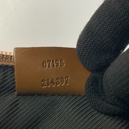  GUCCI グッチ GGキャンバス アクセサリーポーチ 07198 カーキ