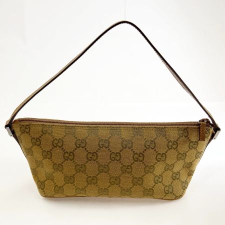  GUCCI グッチ GGキャンバス アクセサリーポーチ 07198 カーキ