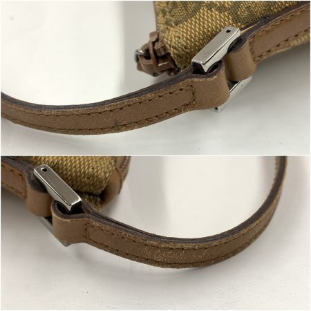  GUCCI グッチ GGキャンバス アクセサリーポーチ 07198 カーキ