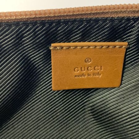  GUCCI グッチ GGキャンバス アクセサリーポーチ 07198 カーキ