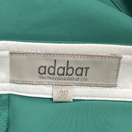  adabat アダバット ゴルフウエア レディース パンツ クロップドパンツ サイズ36 グリーン