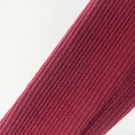  adabat アダバット ゴルフウエア レディース 異素材長袖モックネックプルオーバー サイズ36 119-19016 レッド