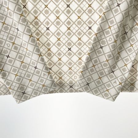  adabat アダバット ゴルフウエア レディース ダイヤ柄 長袖モックネックプルオーバー サイズ36 ホワイト