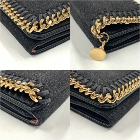  Stella McCartney ステラマッカートニー ファラベラ 三つ折財布 ブラック 現状渡し ジャンク品