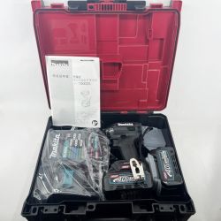 〇〇 MAKITA マキタ インパクトドライバ 40v 充電器・充電池2個・ケース付 美品 TD002GRDXB Aランク