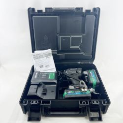 〇〇 HiKOKI ハイコーキ インパクトレンチ 充電器・充電池2個・ケース付 WH36DC ブラック Aランク