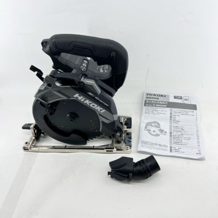  HiKOKI ハイコーキ コードレスマルノコ 丸のこ 165mm 本体のみ 36V C3606DB ブラック