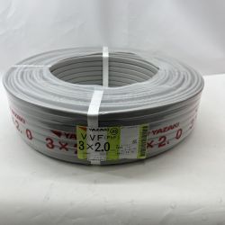 〇〇  YAZAKI 電材 VVFケーブル 3芯 3× 2.0 PbF 100m 未開封品 Sランク