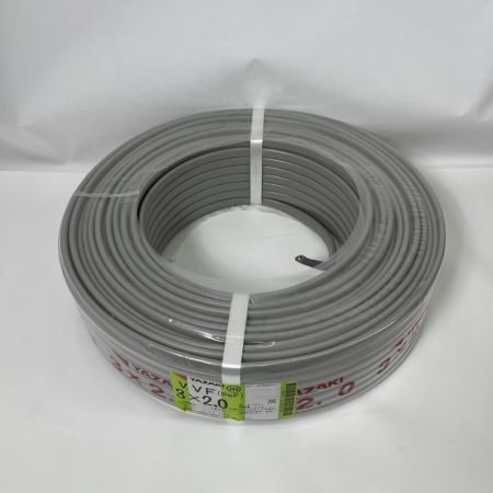  YAZAKI 電材 VVFケーブル PbF 未開封品 2024年5月製造 3芯 2.0mm×100m
