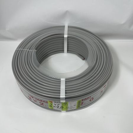  YAZAKI 電材 VVFケーブル PbF 未開封品 2024年7月製造 3芯 2.0mm×100m