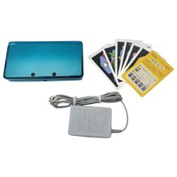 〇〇 Nintendo ニンテンドウ 3DS 本体 タッチペン+充電器 動作確認済み CTR-001 ターコイズ Aランク