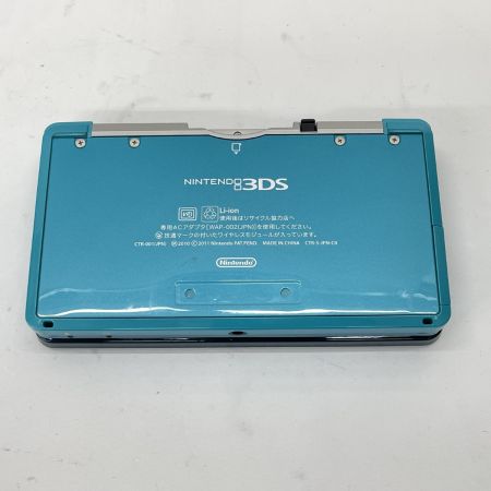  Nintendo ニンテンドウ 3DS 本体 タッチペン+充電器 動作確認済み CTR-001 ターコイズ