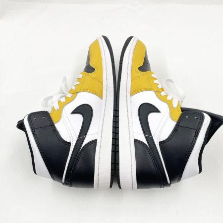  NIKE ナイキ メンズ スニーカー Air Jordan 1 Mid "Yellow Ochre" サイズ25cm DQ8426-701 イエロー×ホワイト
