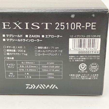  DAIWA ダイワ EXIST 12 イグジスト 2510R-PE 2510R-PE スピニングリール