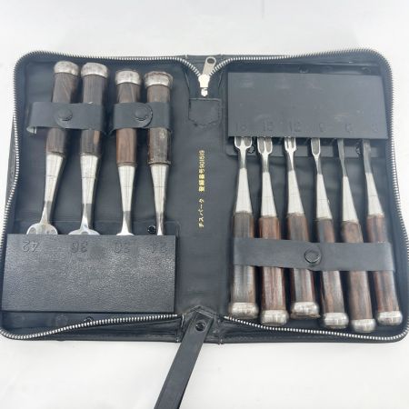  チスパーク 鑿 ノミ 鉄火 長命 大工道具 10本セット 901519