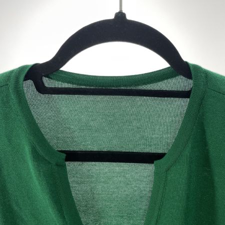  Leilian レリアン レディース カーディガン サイズ13+ グリーン