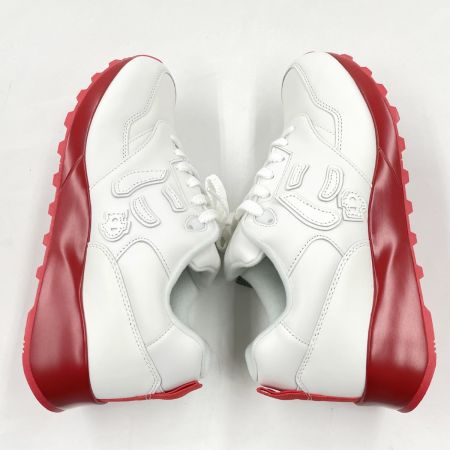  Via SANGACIO メンズ  スニーカー にゅ 200足限定 サイズ26.5cm レッド×ホワイト