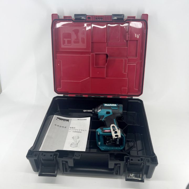 【中古】【店頭引取限定】MAKITA  TD002G 40v インパクトドライバ　充電器・充電池x2・ケース付き 楽天市場】ЗЗ【中古】MAKITA マキタ 40v インパクトドライバ