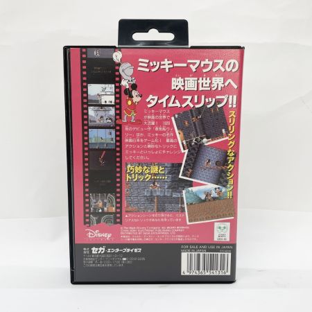  SEGA セガ GAMEGEAR ゲームギア ソフト ミッキーマニア 説明書あり 動作確認済み