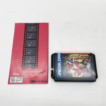  SEGA セガ GAMEGEAR ゲームギア ソフト ミッキーマニア 説明書あり 動作確認済み