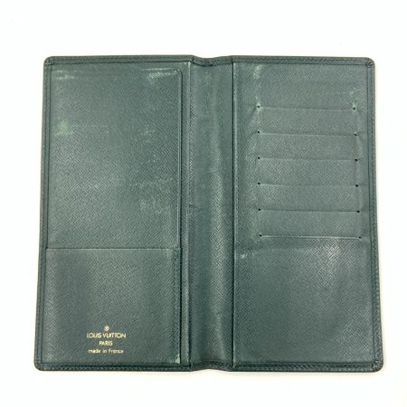 LOUIS VUITTON ルイヴィトン タイガ ポルト バルール カルト クレディ 長札入れ  M30394 グリーン 現状渡し 