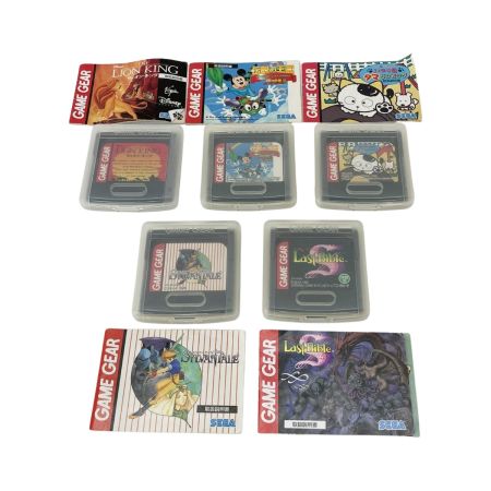  SEGA セガ GAMEGEAR ゲームギア ソフト 伝説の王国 ラストバイブルスペシャル 等