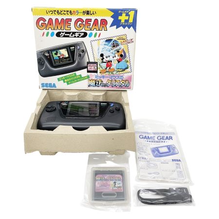  SEGA セガ ゲームギア GAMEGEAR+1 ミッキーマウスの魔法のクリスタル ジャンク品 現状渡し