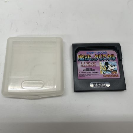  SEGA セガ ゲームギア GAMEGEAR+1 ミッキーマウスの魔法のクリスタル ジャンク品 現状渡し