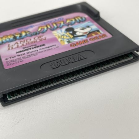  SEGA セガ ゲームギア GAMEGEAR+1 ミッキーマウスの魔法のクリスタル ジャンク品 現状渡し