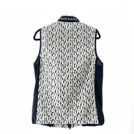  PEARLY GATES パーリーゲイツ レディース ベスト ロゴ サイズ4 053-9158203 ネイビー