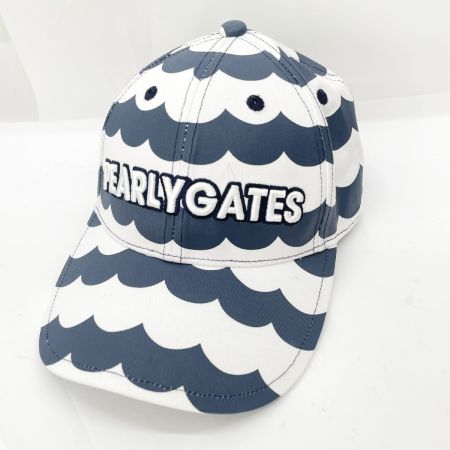  PEARLY GATES パーリーゲイツ キャップ 総柄 053-1187502 ネイビー