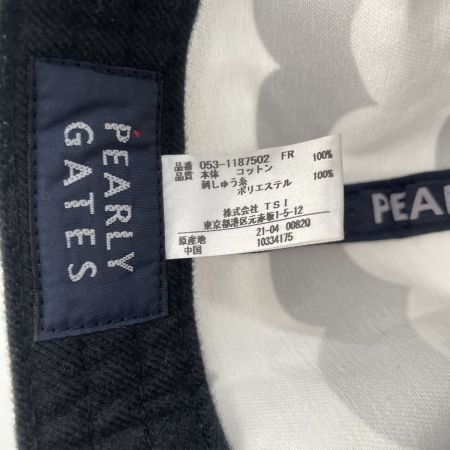  PEARLY GATES パーリーゲイツ キャップ 総柄 053-1187502 ネイビー
