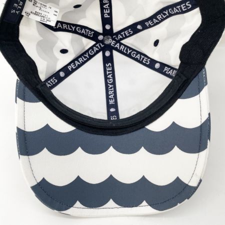  PEARLY GATES パーリーゲイツ キャップ 総柄 053-1187502 ネイビー