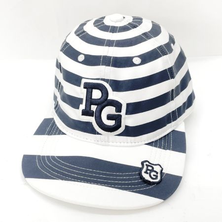  PEARLY GATES パーリーゲイツ キャップ ボーダー 053-0187509 ネイビー