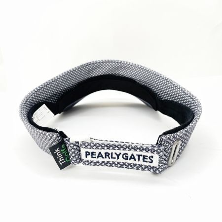  PEARLY GATES パーリーゲイツ サンバイザー総柄 スマイル 053-2187515 ネイビー