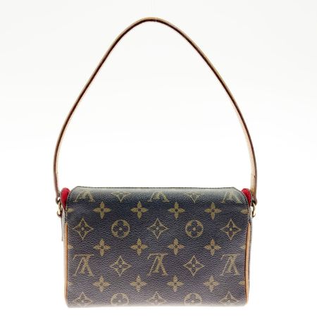  LOUIS VUITTON ルイヴィトン モノグラム レシタル ハンドバッグ M51900 ブラウン