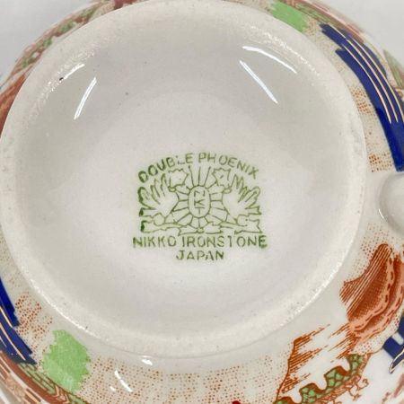 NIKKO カップ＆ソーサー ダブルフェニックス 錦山水 ウィローパターン 