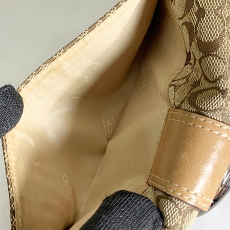  COACH コーチ シグネチャー 二つ折り 長財布 ブラウン