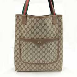 〇〇 GUCCI グッチ GGプラス トートバッグ 39-02-003 ベージュ Bランク
