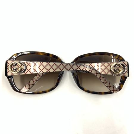  GUCCI グッチ ベッコウ柄 サングラス 60□15 130 GG3178 ブラウン