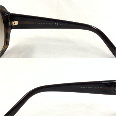  GUCCI グッチ ベッコウ柄 サングラス 60□15 130 GG3178 ブラウン
