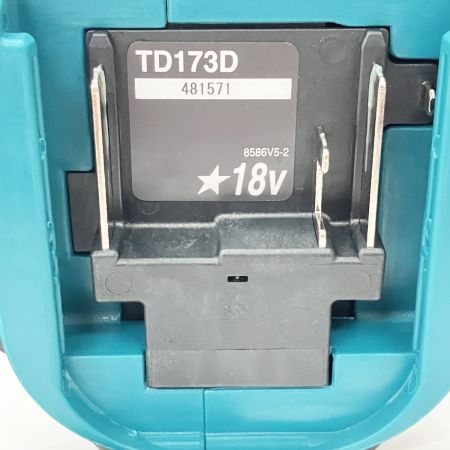  MAKITA マキタ 充電式インパクトドライバ 18v 本体 ケース付 TD173D ブルー 未使用品