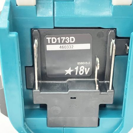  MAKITA マキタ 充電式インパクトドライバ 18v 本体 ケース付 TD173D ブルー 未使用品