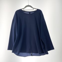 〇〇 eSSeNtieL エッセンシャル レディース  チュニック サイズ13AB ネイビー Bランク