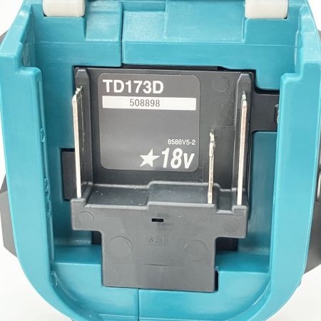  MAKITA マキタ 充電式インパクトドライバ 18v 本体 ケース付 TD173D ブルー 未使用品