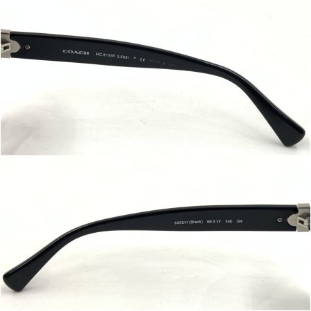  COACH コーチ サングラス 58□17 140 3N HC8158F ブラック