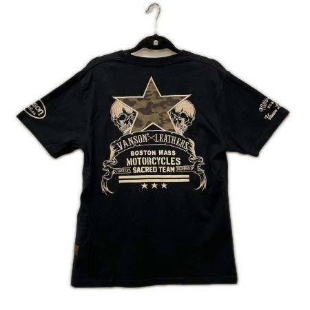  VANSON バンソン メンズ Tシャツ SIZE M ブラック