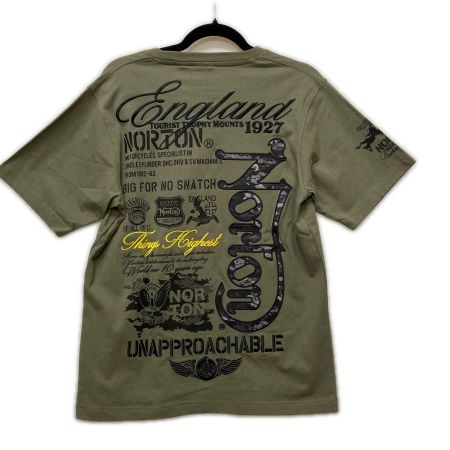  NORTON メンズ Ｔシャツ SIZE M 242N1034M カーキ