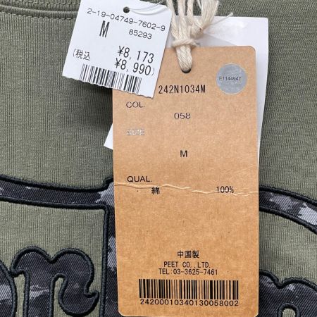  NORTON メンズ Ｔシャツ SIZE M 242N1034M カーキ